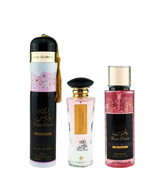 Rose Paris Night Collection 3 Piece Gift Set Ard al Zaafaran