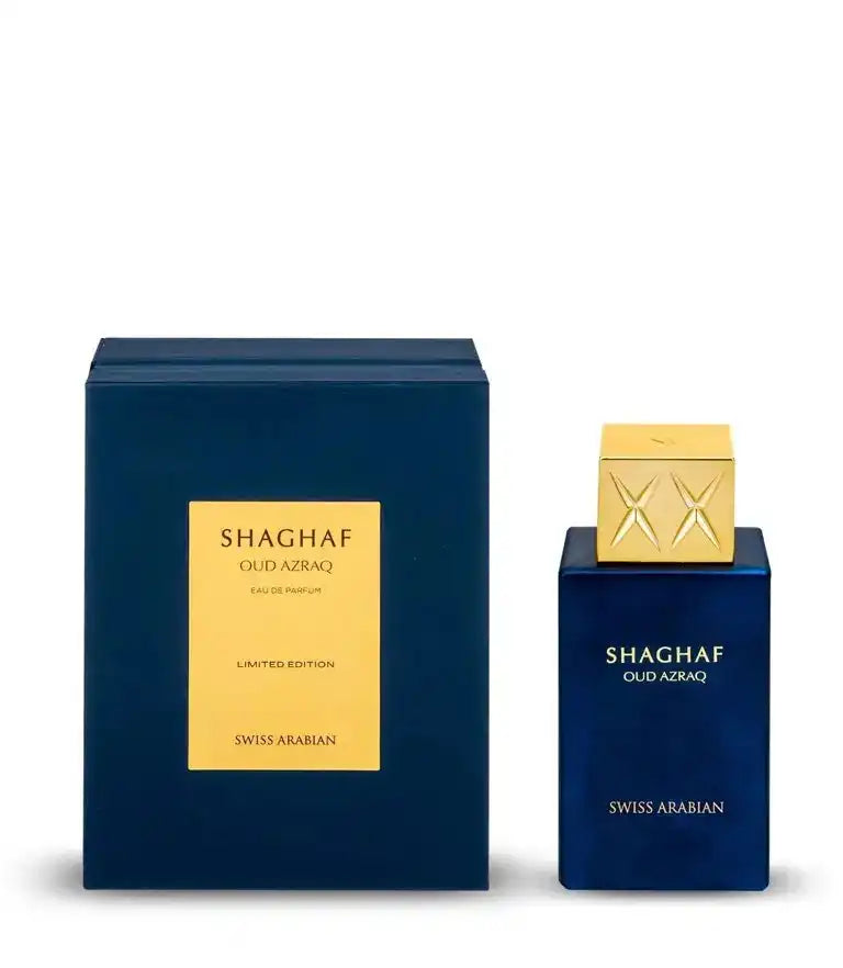 Shaghaf Oud Azraq Eau De Parfum Unisex 75 ML By Swiss Arabian