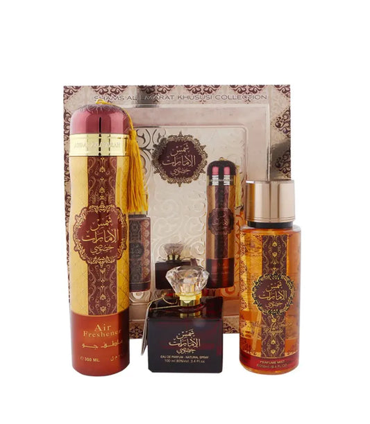 Shams Al Emarat Khususi 3 Piece Gift Set Collection Ard Al Zaafaran
