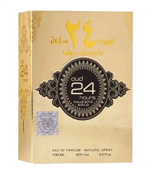 Oud 24 hours Majestic Gold EDP Arabian Spray Perfume 100ML By Ard al Zaafaran