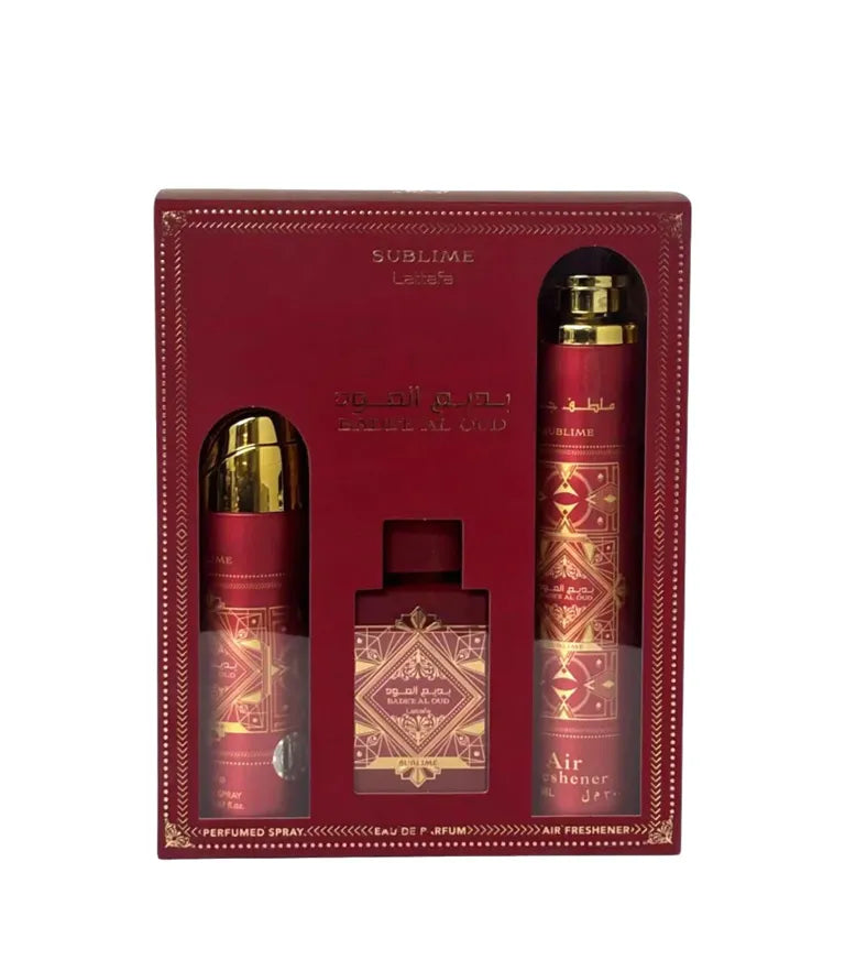Badee Al Oud Sublime Gift Set Collection Lattafa
