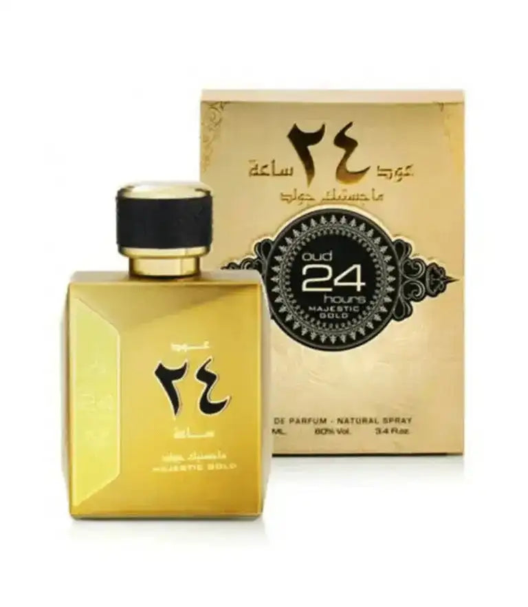 Oud 24 hours Majestic Gold EDP Arabian Spray Perfume 100ML By Ard al Zaafaran